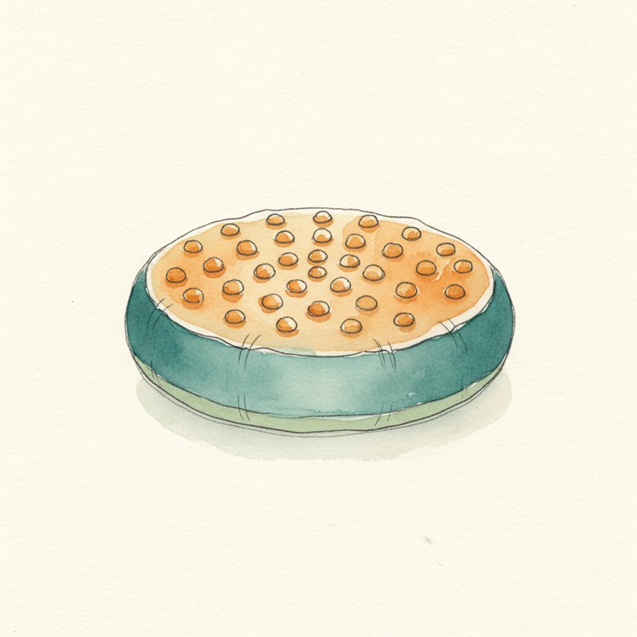Bouncyband Wiggle Seat Sensory Cushion (Small, Ages 3-7) — hand-drawn illustration of ADHD focus tool