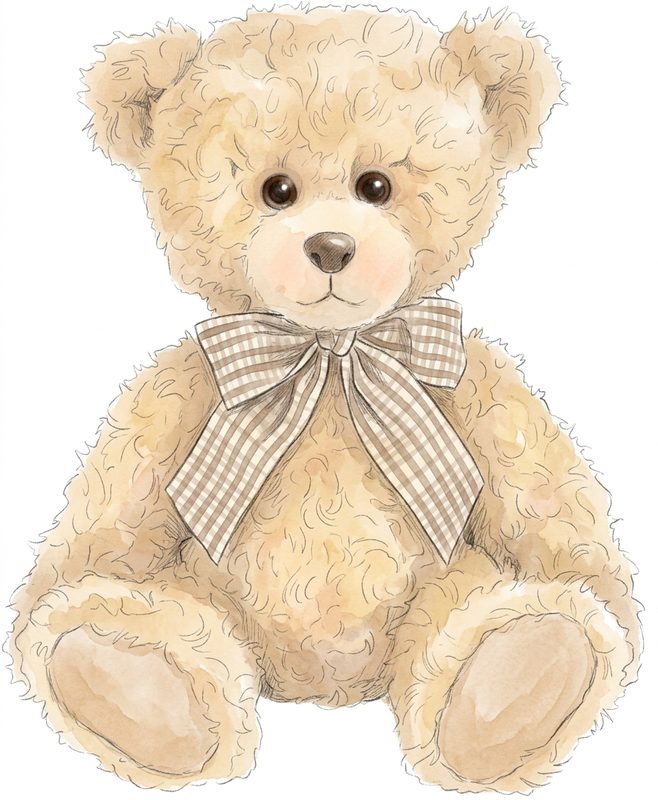 SAM The Weighted Sensory Bear for Special Needs SAM The Weighted Sensory Bear for Special Needs — hand-drawn illustration of sensory tool