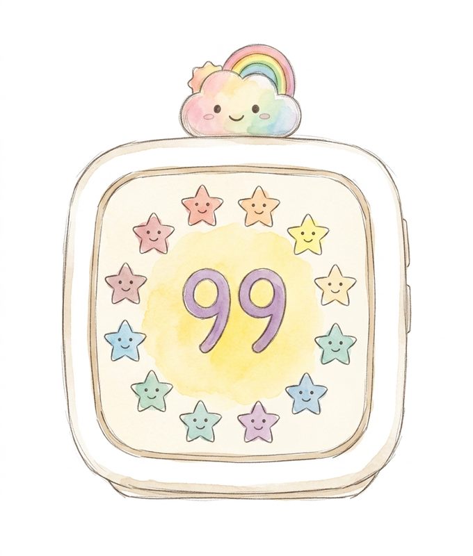 Visual Timer for Kids, 99 Minute Digital Cute Kids Visual Timer Classroom Timer for Visual Timer for Kids, 99 Minute Digital Cute Kids Visual Timer Classroom Timer for — hand-drawn illustration of sensory tool